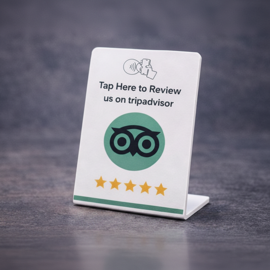 TripAdvisor Stand - Dark Surface