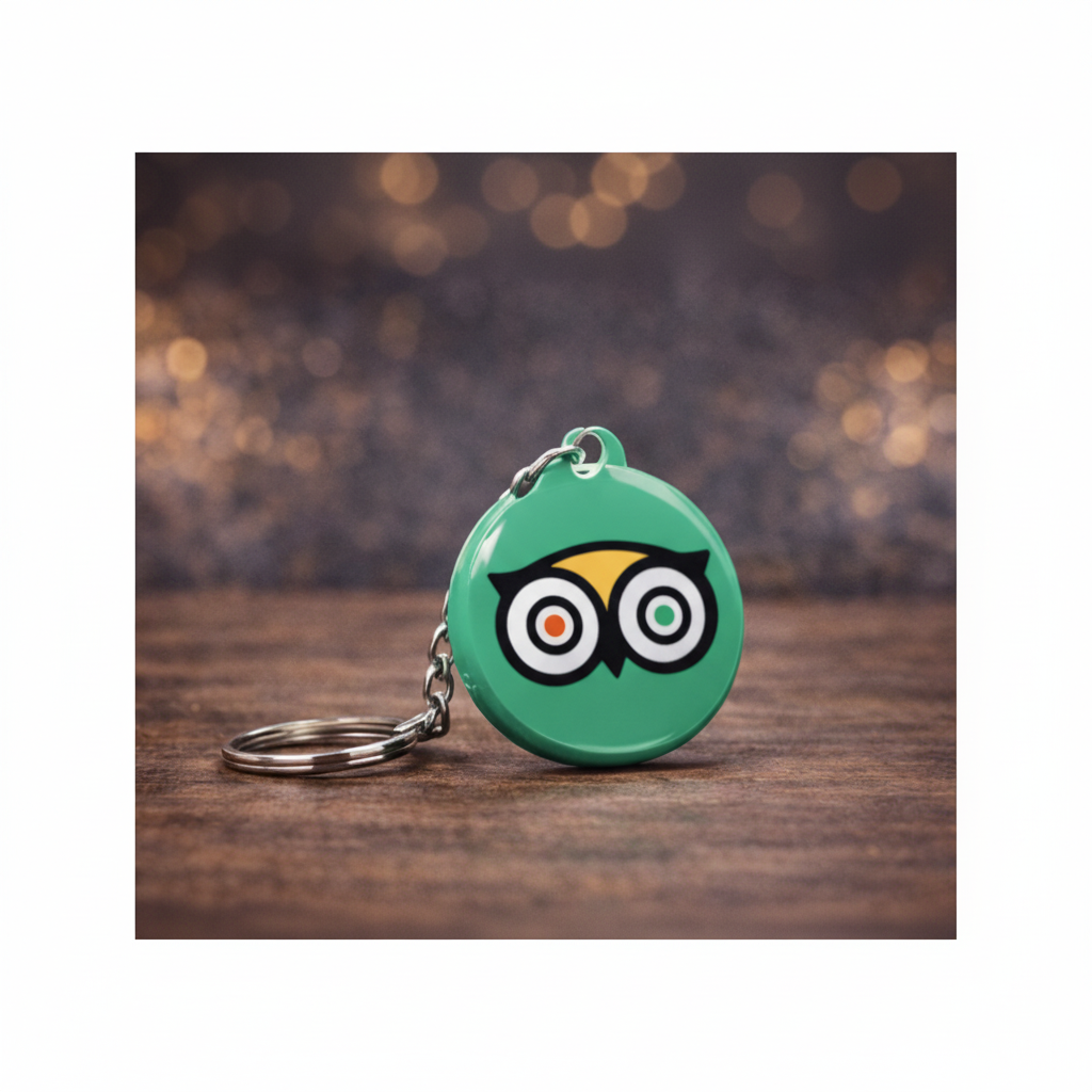 TripAdvisor Keychain - Product Shot