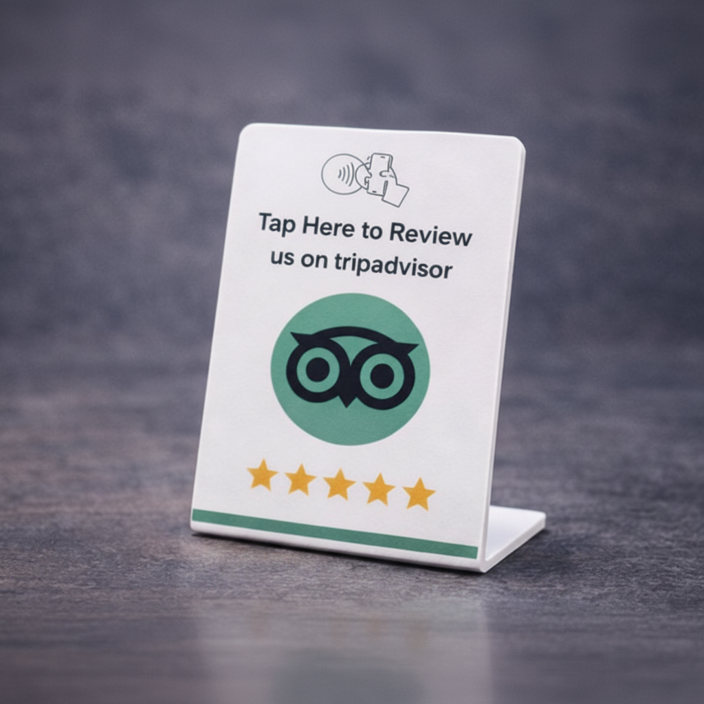 TripAdvisor Stand - Dark Surface