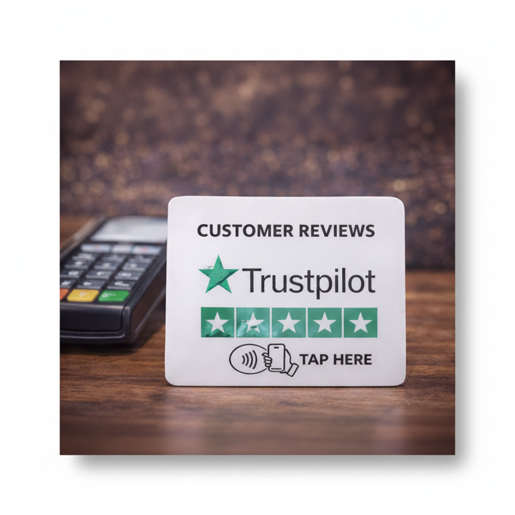 Trustpilot Plaque - With Payment Terminal