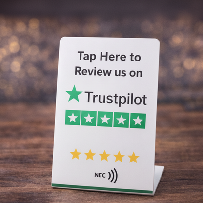Trustpilot Stand - Bokeh Background