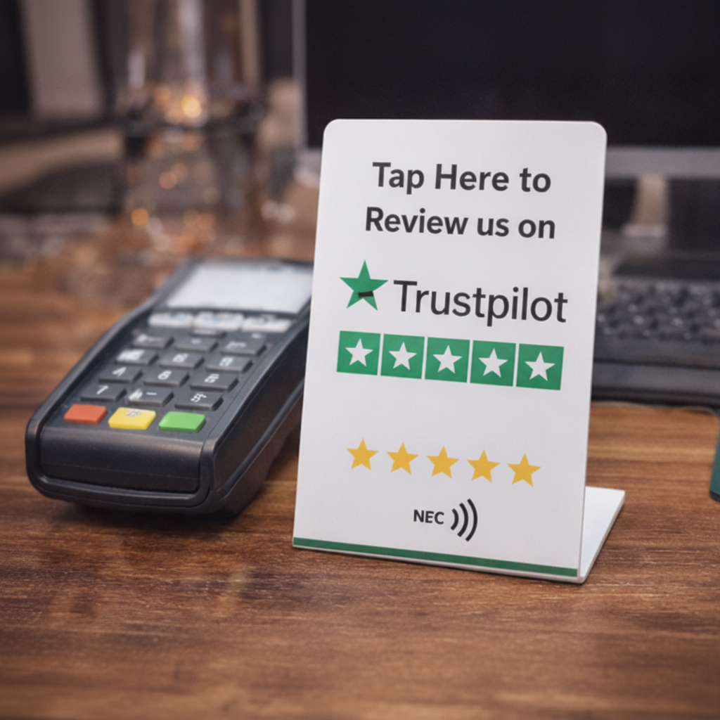 Trustpilot Stand - With Payment Terminal