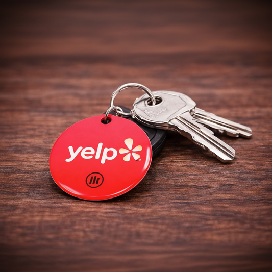 Yelp Keychain - With Keys