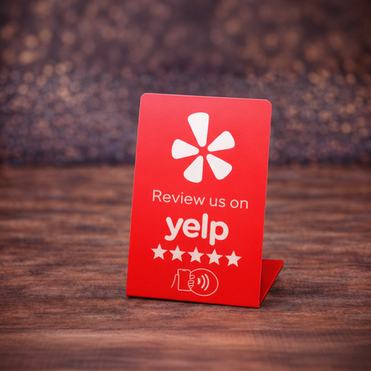 Yelp Stand - Bokeh Background